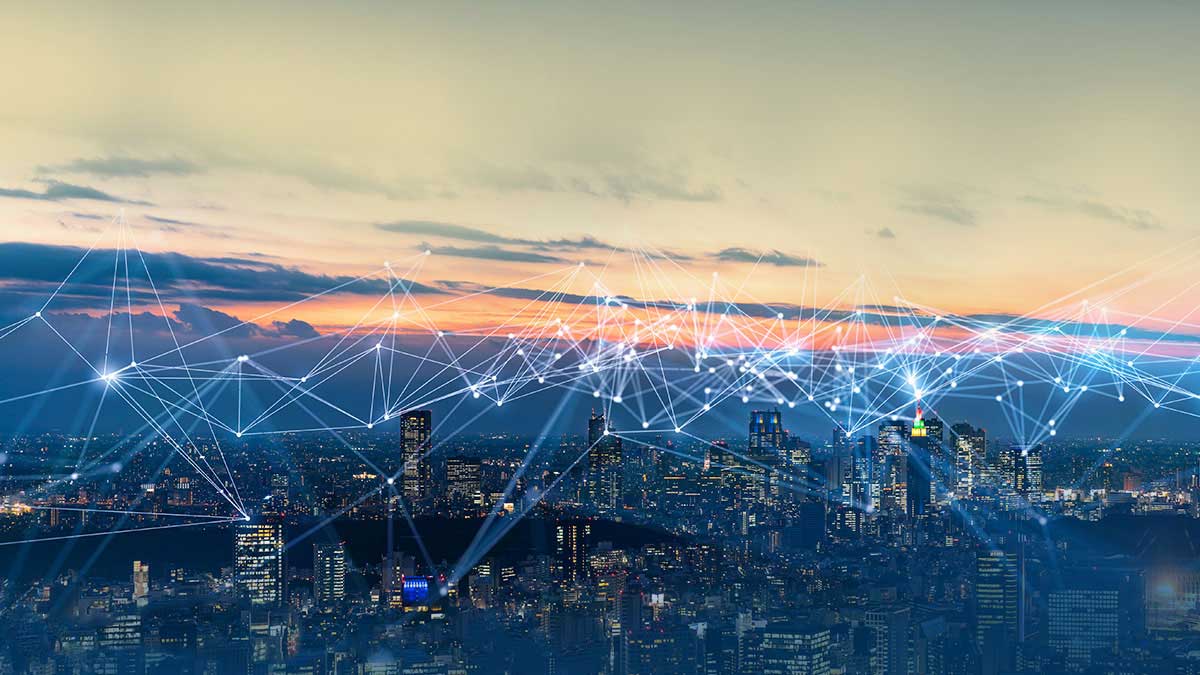 Digitally connected city