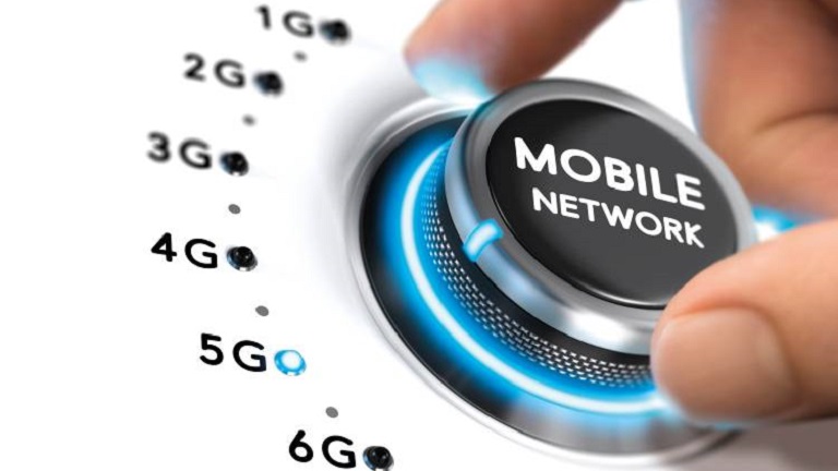 Illustration of a switch changing between networks 