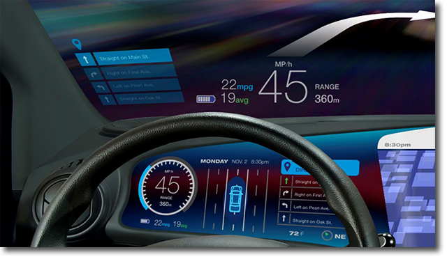 smart car dashboard