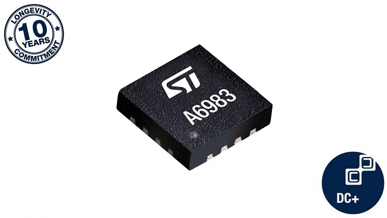STMicroelectronics A6983 - front side view of the converter