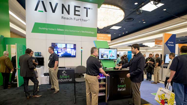 Avnet booth at the 2018 Consumer Electronics Show