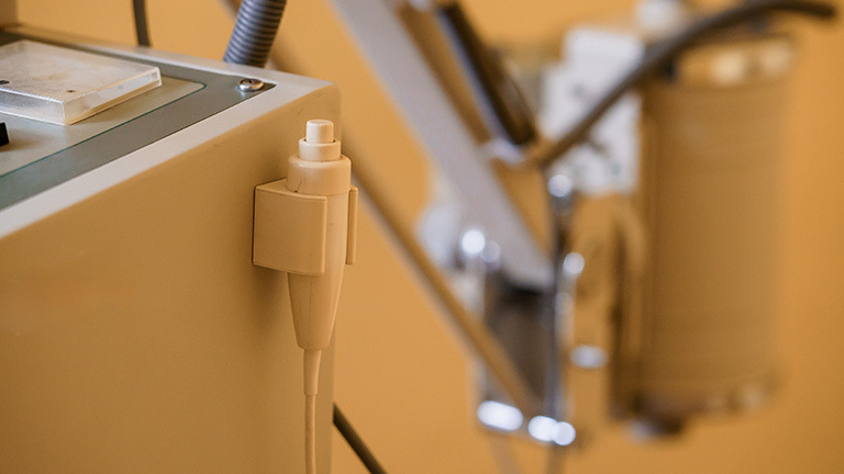 yellow medical device