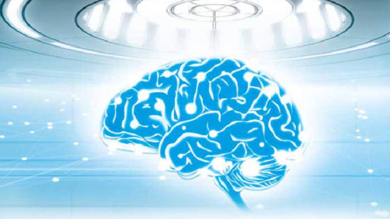 Brain Computer Interface - Illustration of Brain