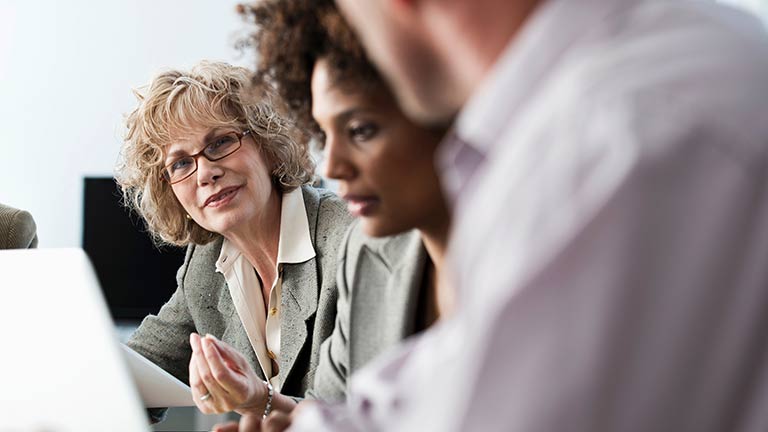 Business people in meeting
